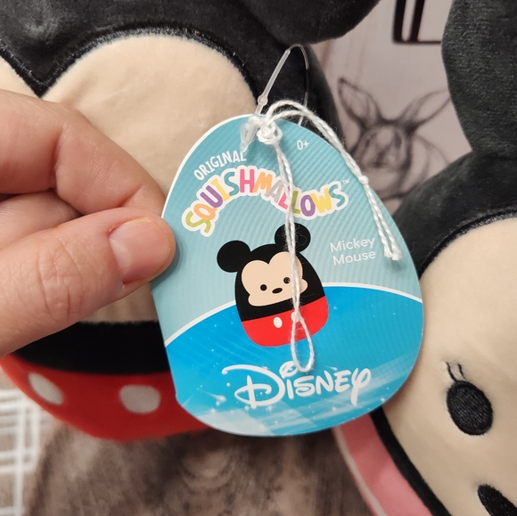 ❤️NWT Disney Mickey & Minnie Mini (2021) 7" inch Squishmallow Pair, Super Cute! - Picture 13 of 15